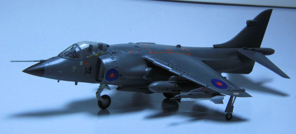 Sea Harrier FRS Mk.1 by Hasegawa 899 NAS 14 (XZ457) (Lt. Clive Morrell) Operation Corporate - HMS Hermes