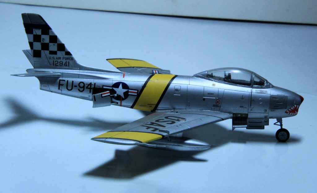 North American F-86F-5-NA Sabre of the16 FIS, 51 FIG FU-941 (Lt. Dick Geiger) Suwon AB Korea 1952