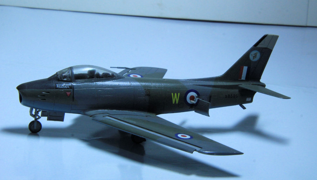 Canadair Sabre F Mk.4 XB595 of 26 Sqn. RAF 1954