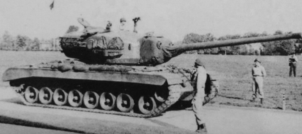 Production T29 at the Pressed Steel Car works, 1947