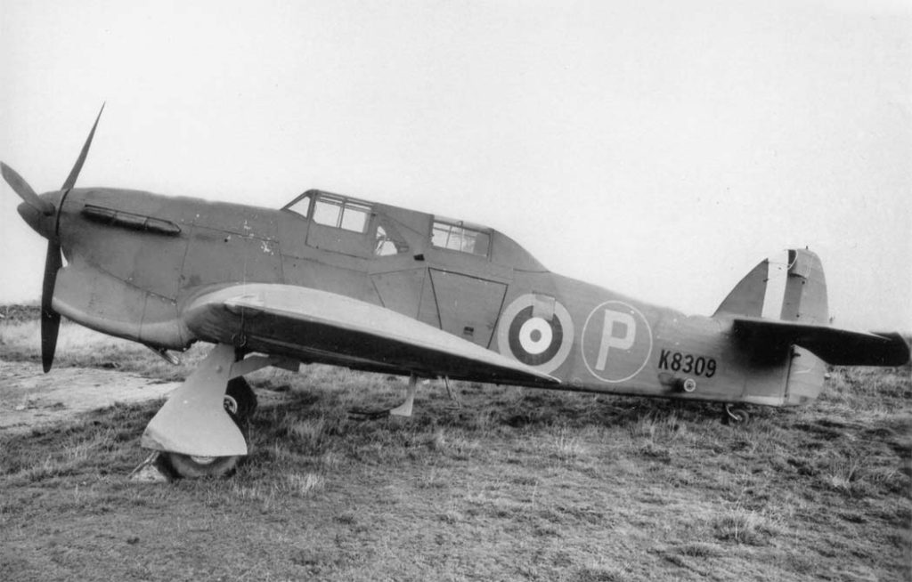 Hawker Hotspur With Rear Turret Removed and Fairing Installed