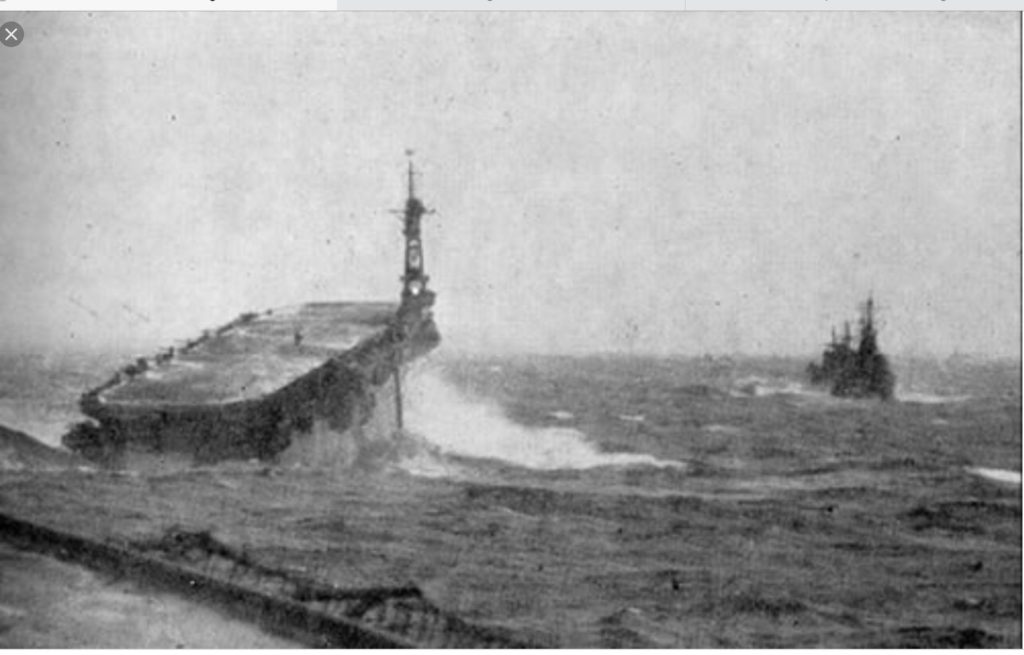 HMS Nairana During an Arctic Convoy