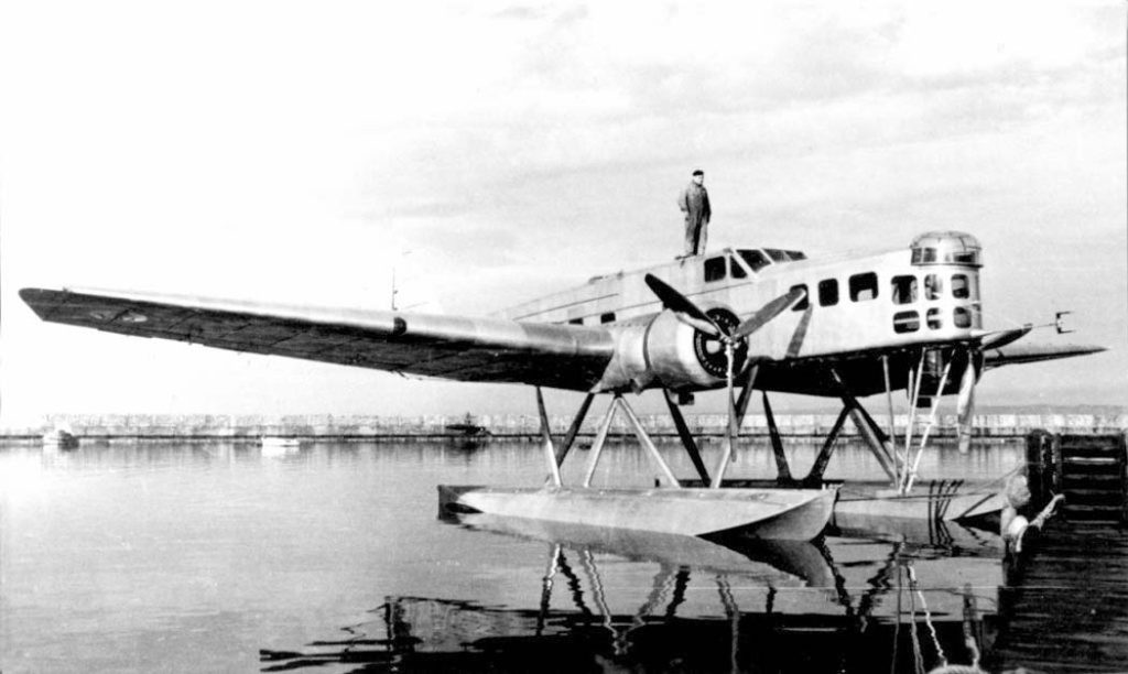 Prototype Bloch MB.210 on floats