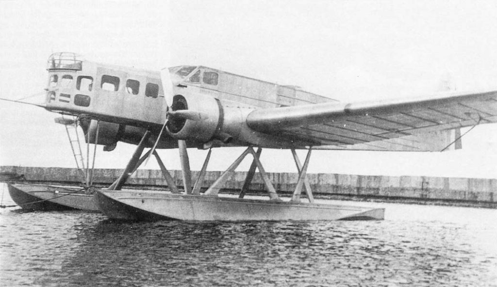 Prototype Bloch MB.210 on floats