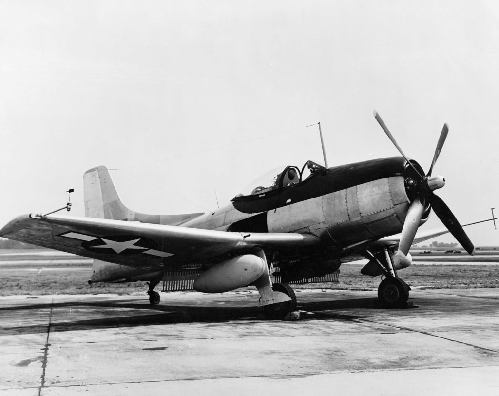 Kaiser-Fleetwings XBTK With Drop Tanks