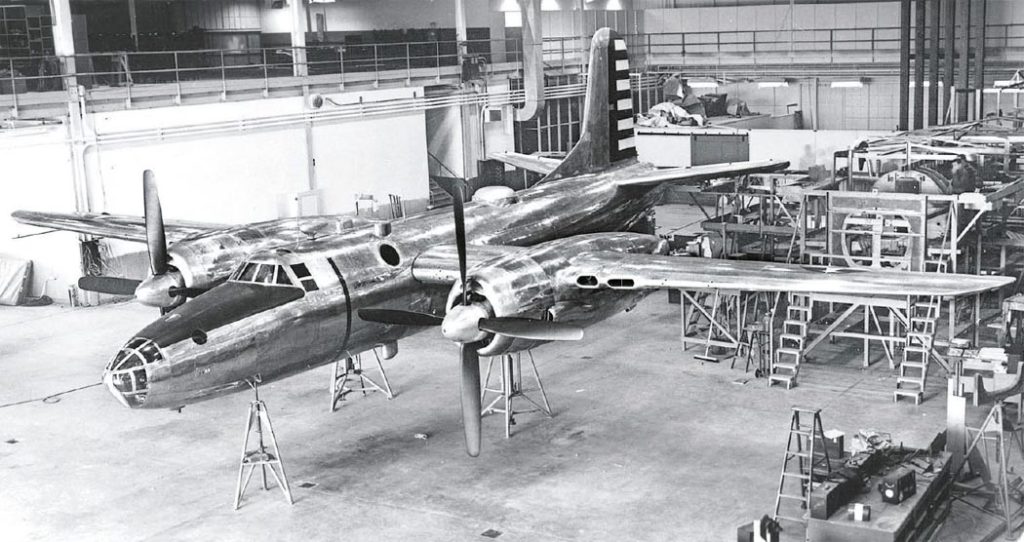 North American XB-28 Dragon Under Construction