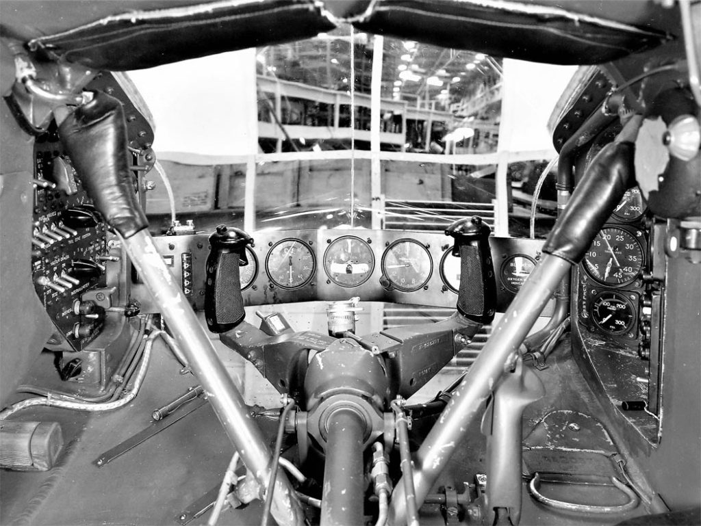 Northrop XP-79 Flying Ram Cockpit