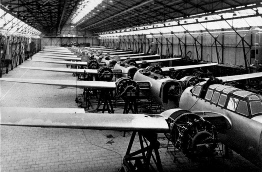 Fokker T.VIII Production Line