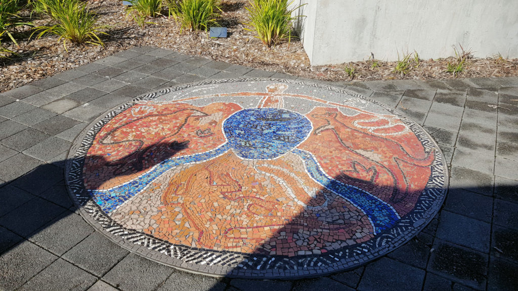 Mosaic Outside the Main Gallery