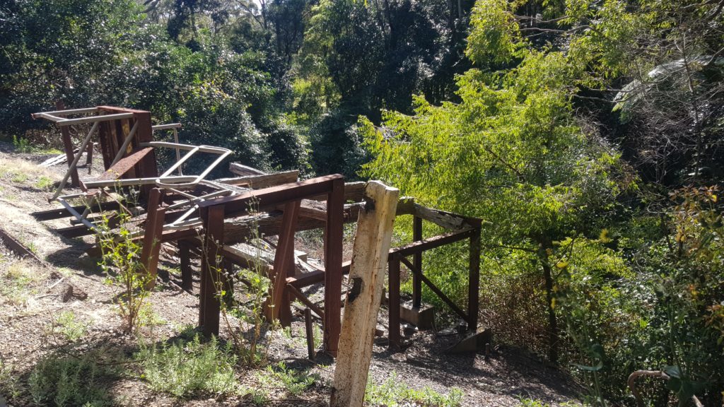 Ruins of the Fernleigh Loop Signal Box