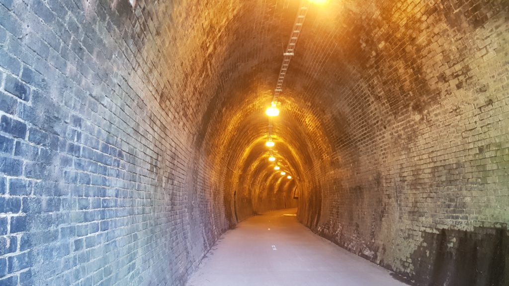 Inside the Fernleigh Tunnel