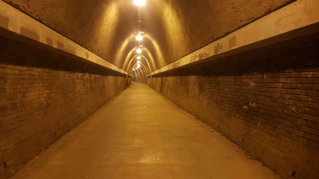 Inside the Fernleigh Tunnel