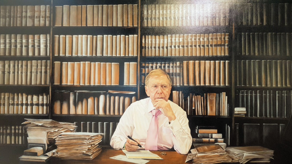 Oliver Shepherd - The Proposal (Portrait of the Hon. Michael Kirby AC CGM)