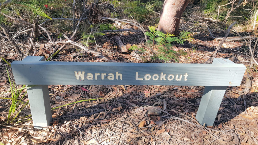 Warrah Lookout Sign