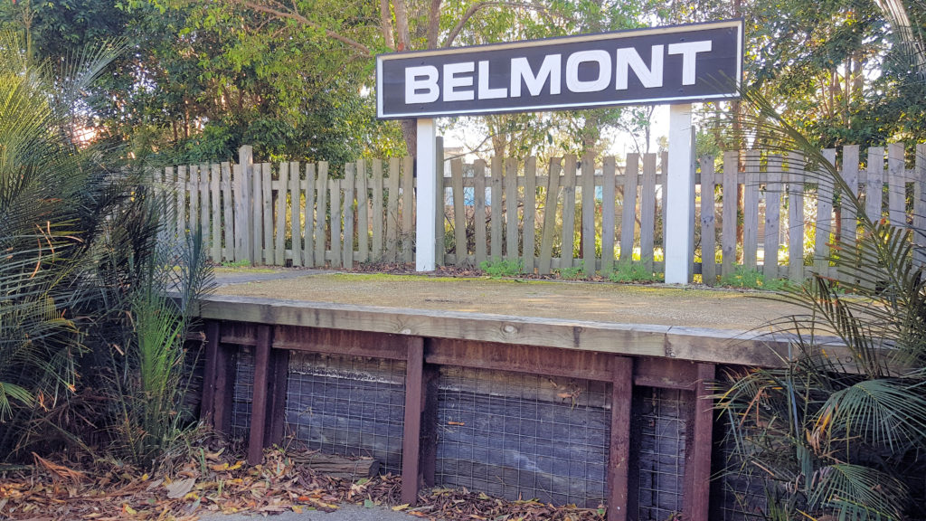 End of the Track at the Old Belmont Railway Station