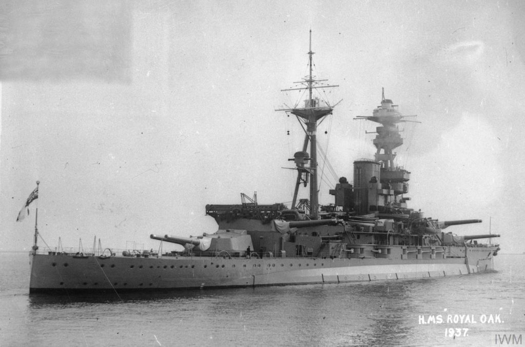 HMS Royal Oak, 1937