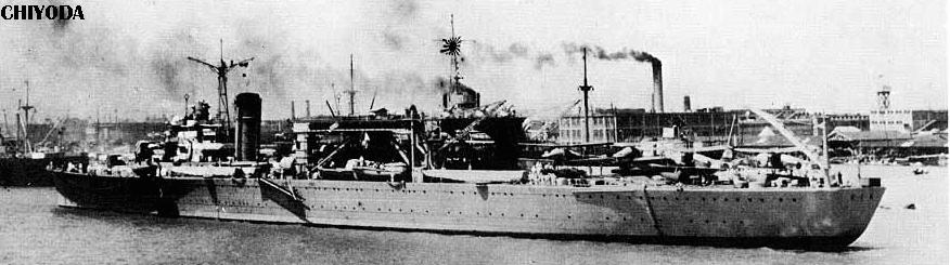 Chiyoda as originally constructed as a seaplane tender