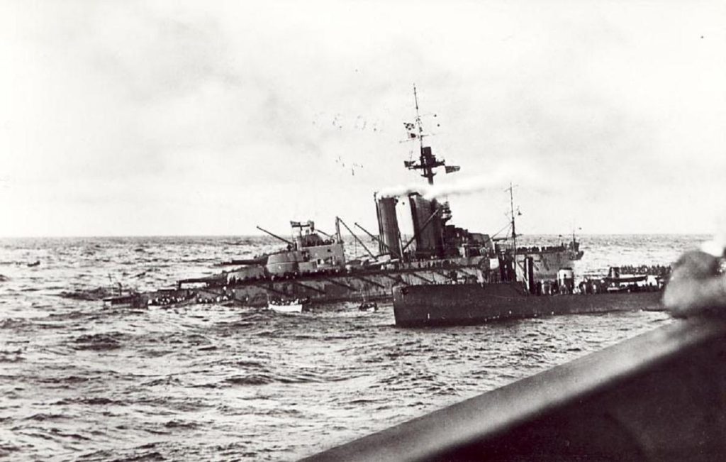 HMS Audacious Sinking