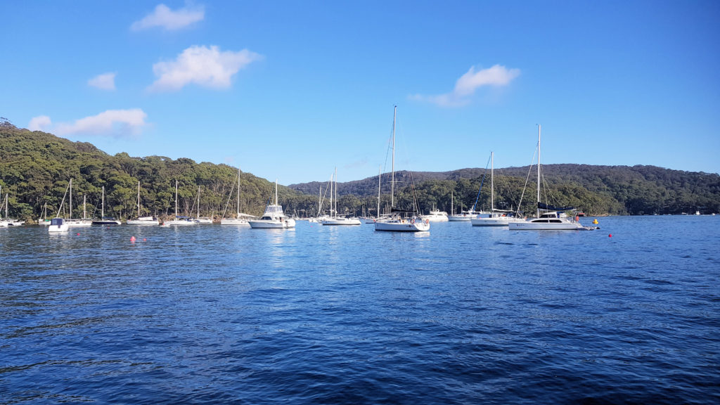 Yachts on the Pittwater