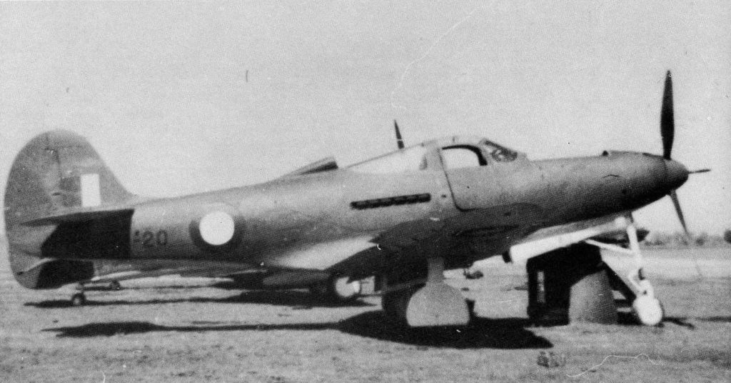 Bell P-39D (A53-20 ex 41-6858) photographed at Amberley Qld during the summer of 1943