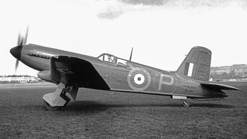 DD804 the unarmed first prototype Blackburn B37 Firebrand