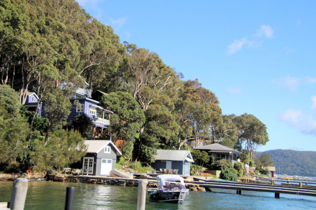 Houses on Scotland Island