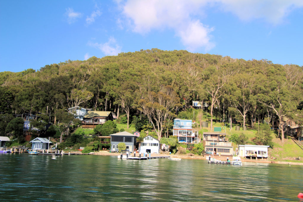 Houses on Scotland Island