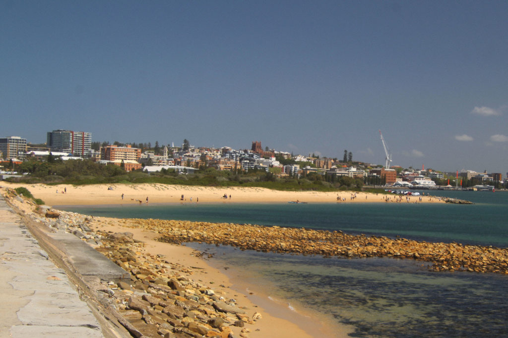 Horseshoe Beach From Nobbys Breakwall