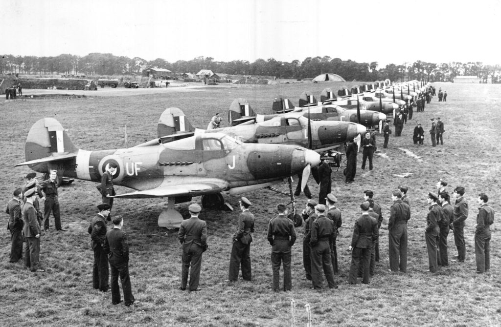 RAF Bell Airacobras of 601 Sqn