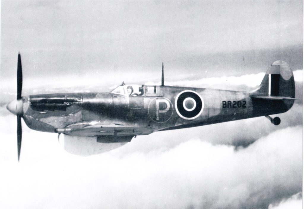 Supermarine Spitfire Mk.VI BR202 with slipper tank