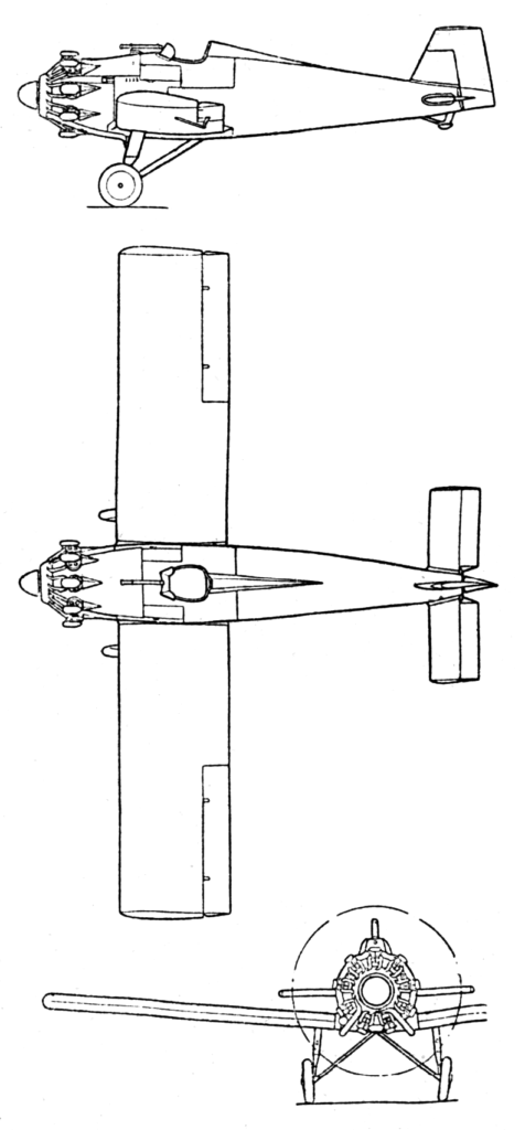 Vickers Jockey 3 view L'Aérophile September,1929