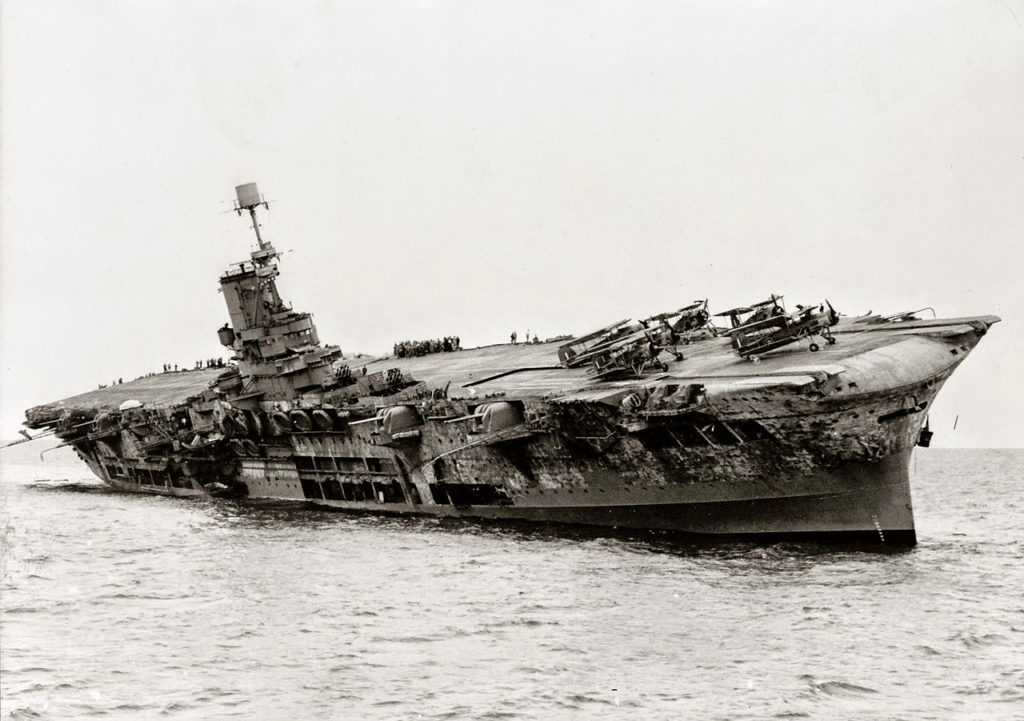 HMS Ark Royal Sinking