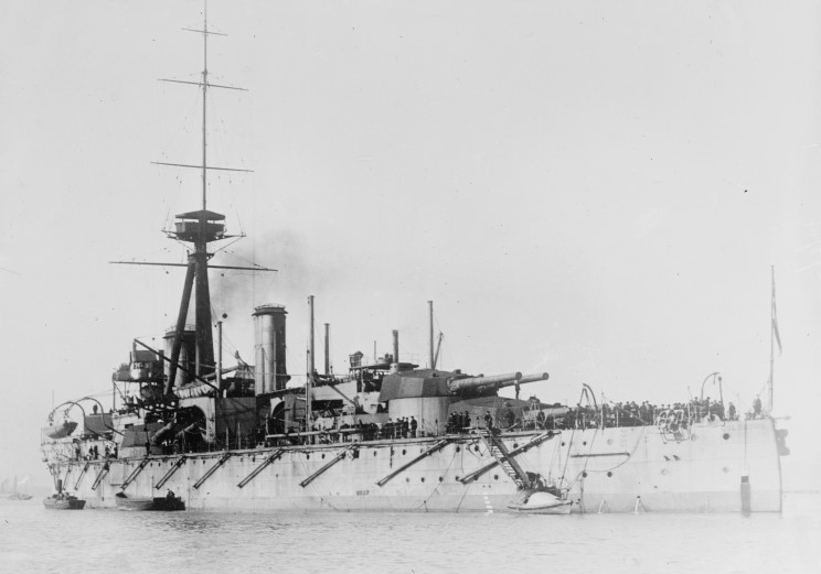 HMS Colossus in 1912