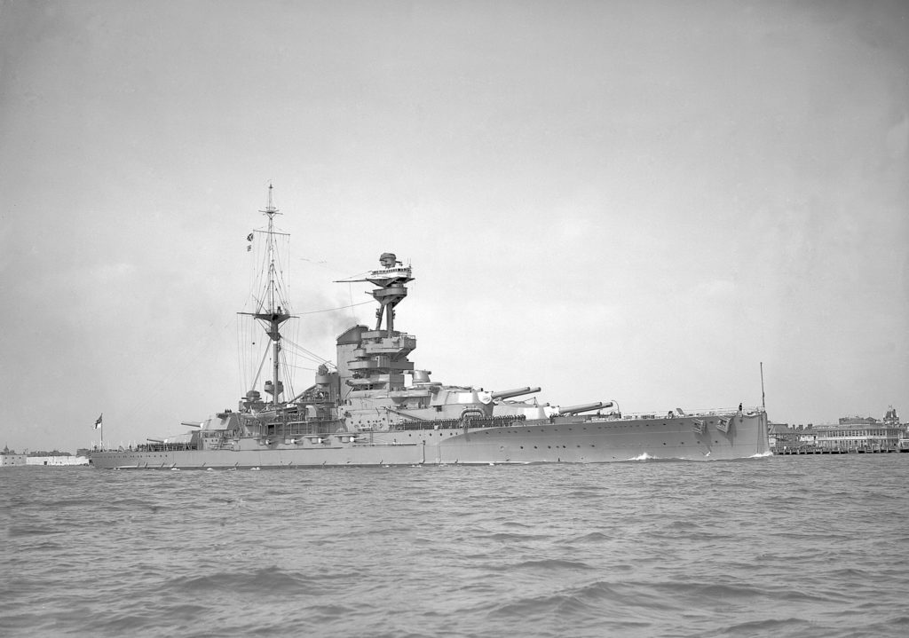 HMS Revenge August 1939