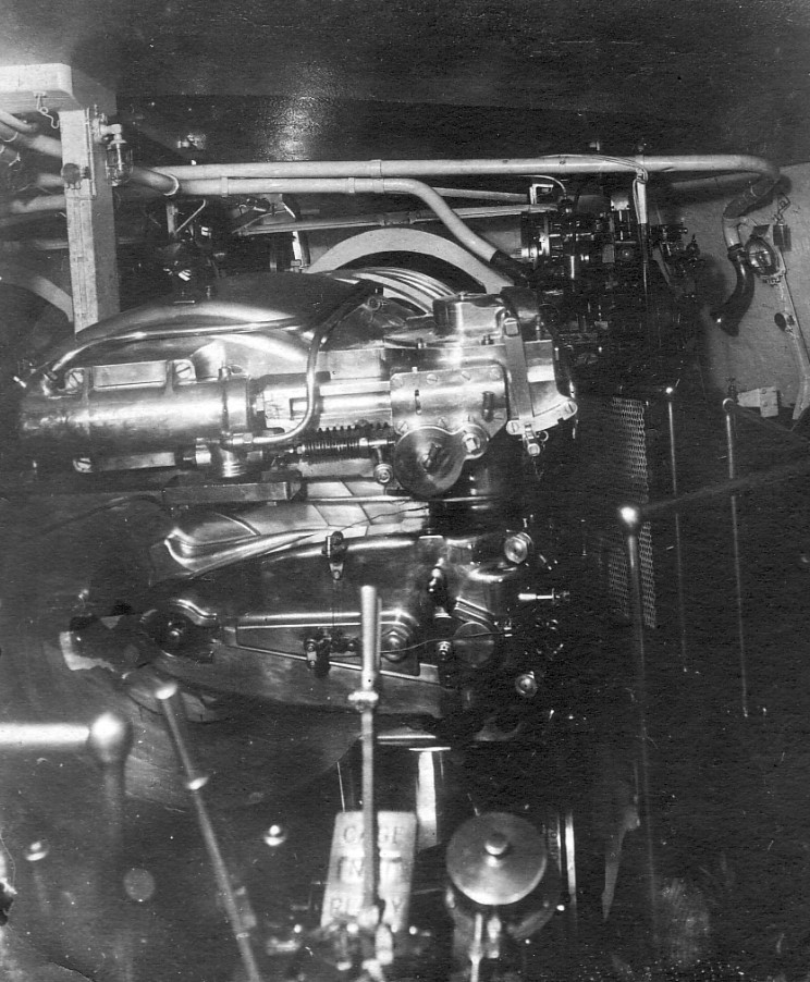 The breach of one of the 15 42 (381mm) main guns on HMS Ramillies