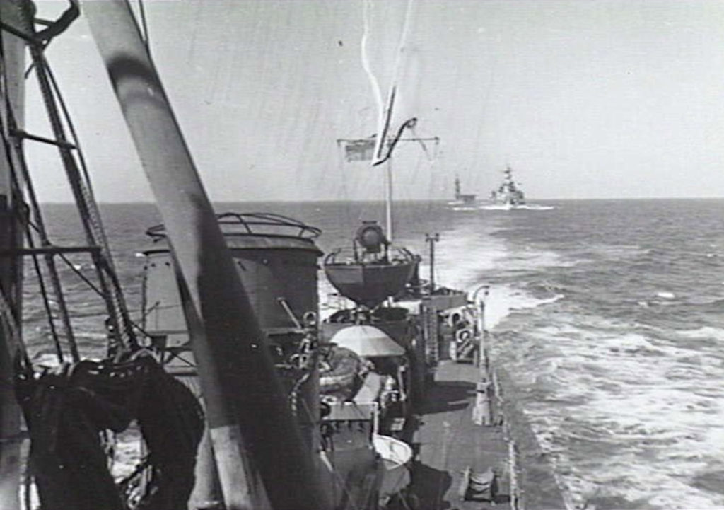 British Mediterranean Fleet Vessels as seen From HMAS Vampire 1940