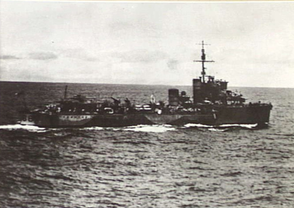 HMAS Vampire March 1942