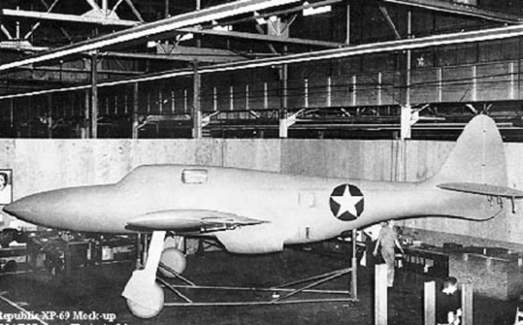 Republic XP-69 3/4 size mock-up