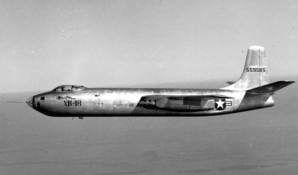 Martin XB-48 serial number 45-59585