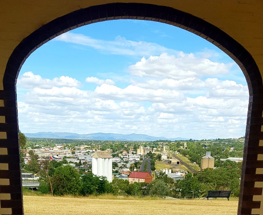 View of Gunnedah Through the Rotunda