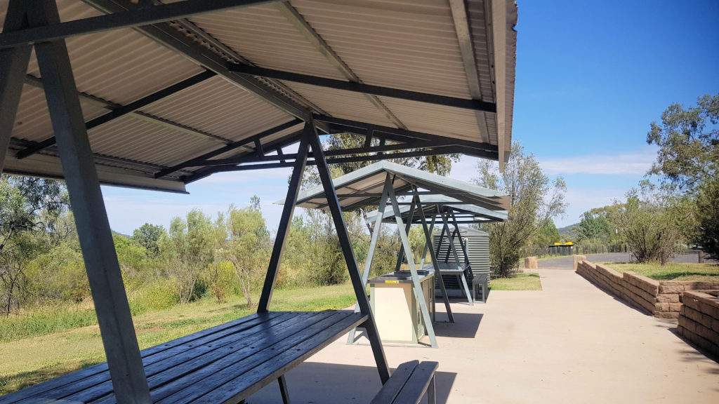 Picnic Area and Bar-B-cues Near the Car Park