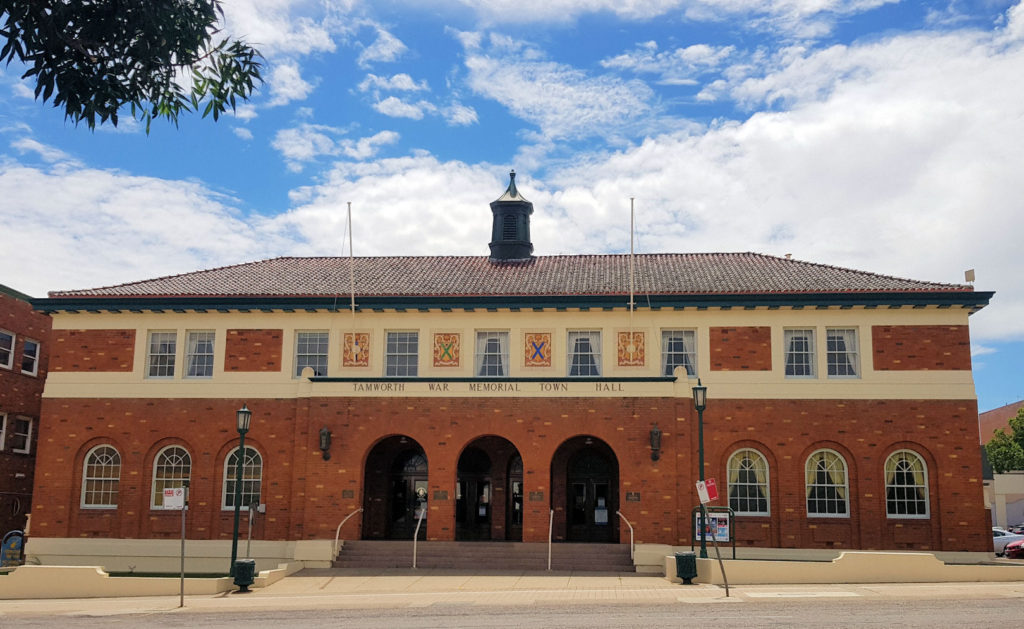 Tamworth War Memorial Town Hall Fitzroy St