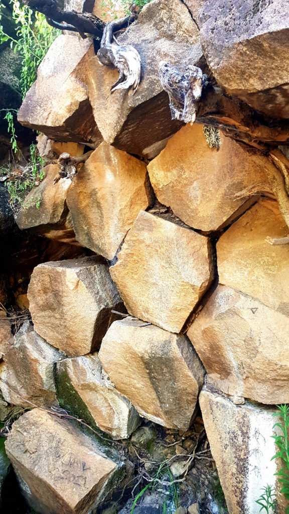 Fallen Columns in the Creek Bed