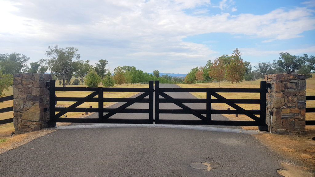 Locked Gate to the Goonoo Goonoo Station Village Area