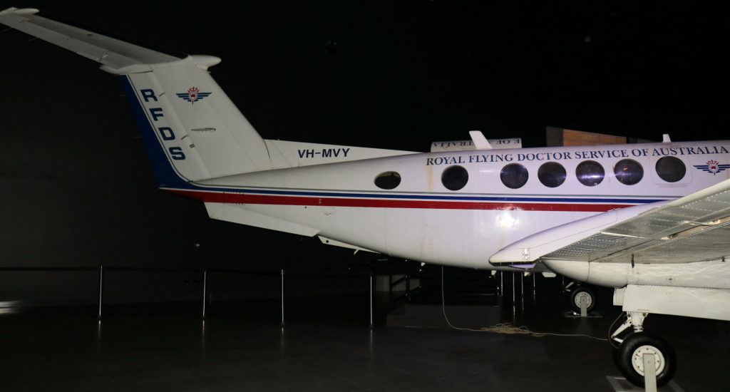 Beechcraft B200 Super King Air VH-MVY of the Royal Flying Doctor Service