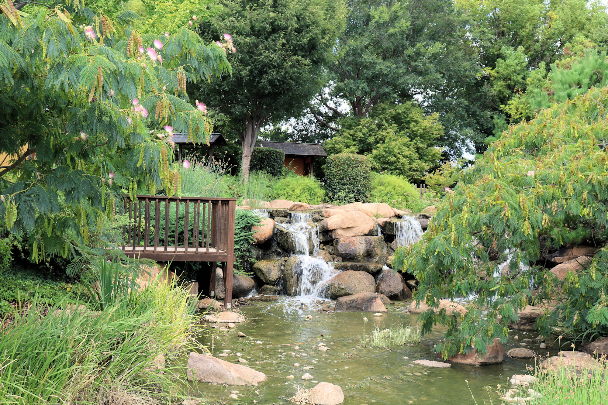 Waterfall in the Japanese Gardens