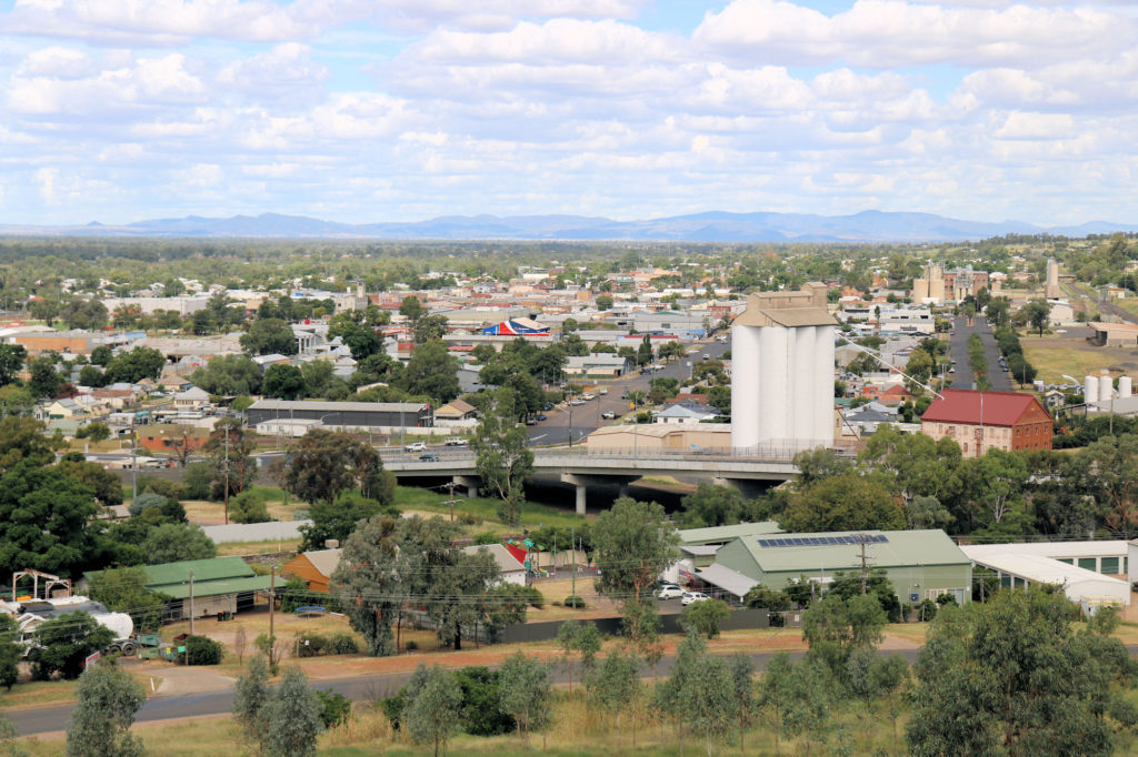 View of Gunnedah From Pensioners' Hill