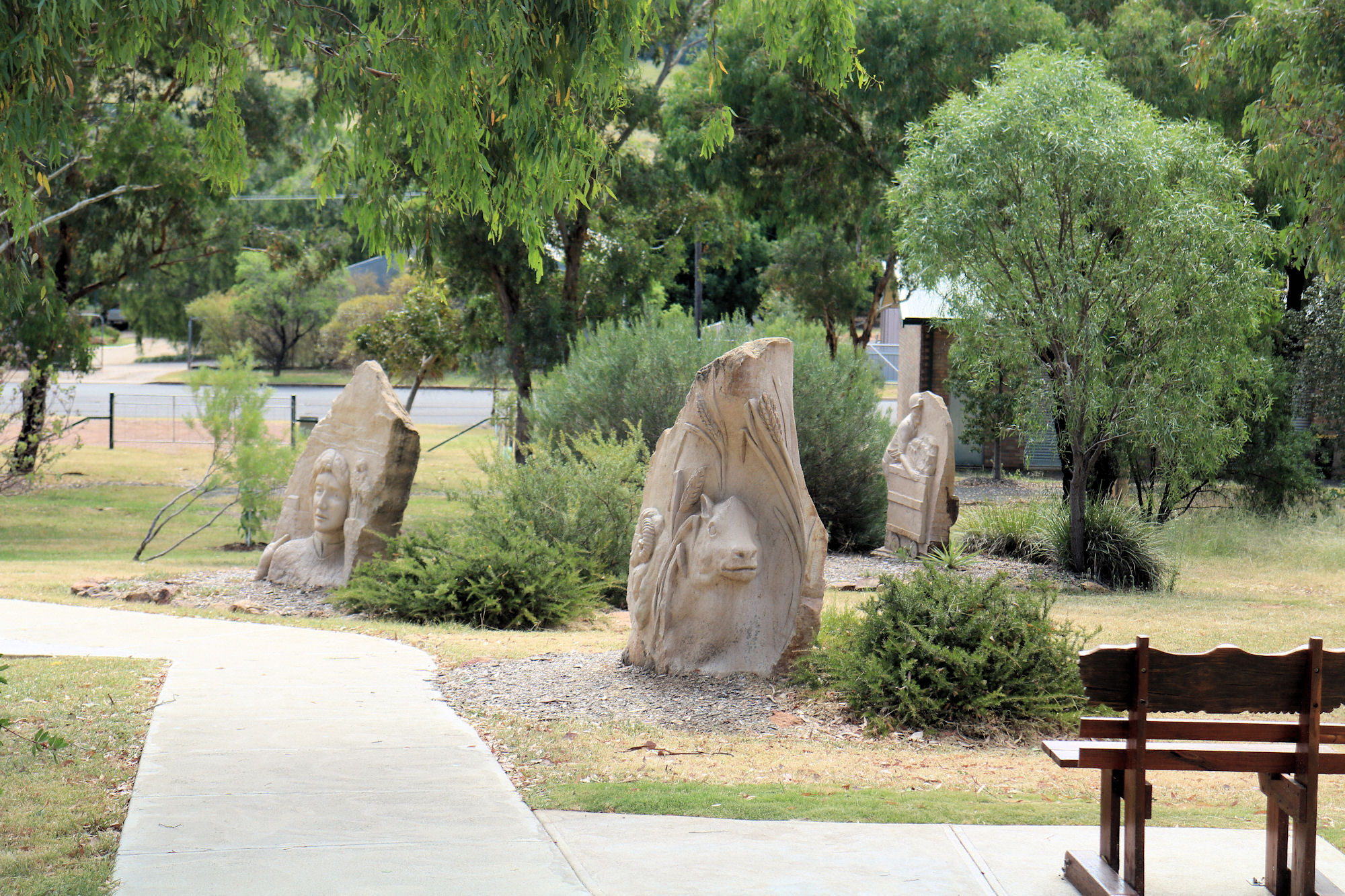 Sculptures on Pensioner's Hill