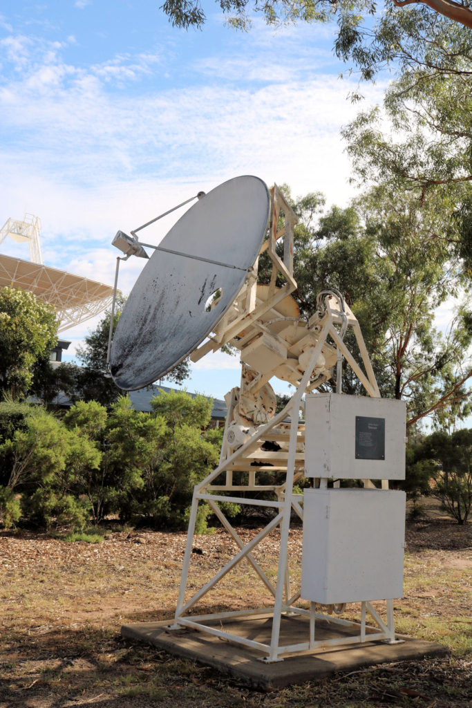 Old Antenna on Display at the Visitors' Centre