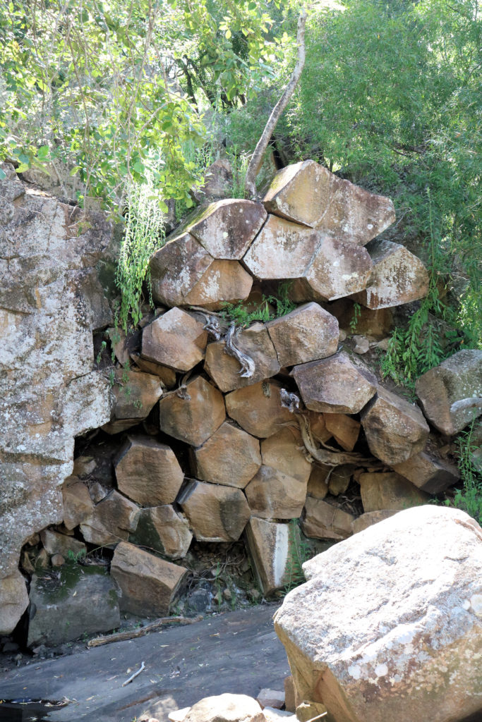 Fallen Columns in the Creek Bed